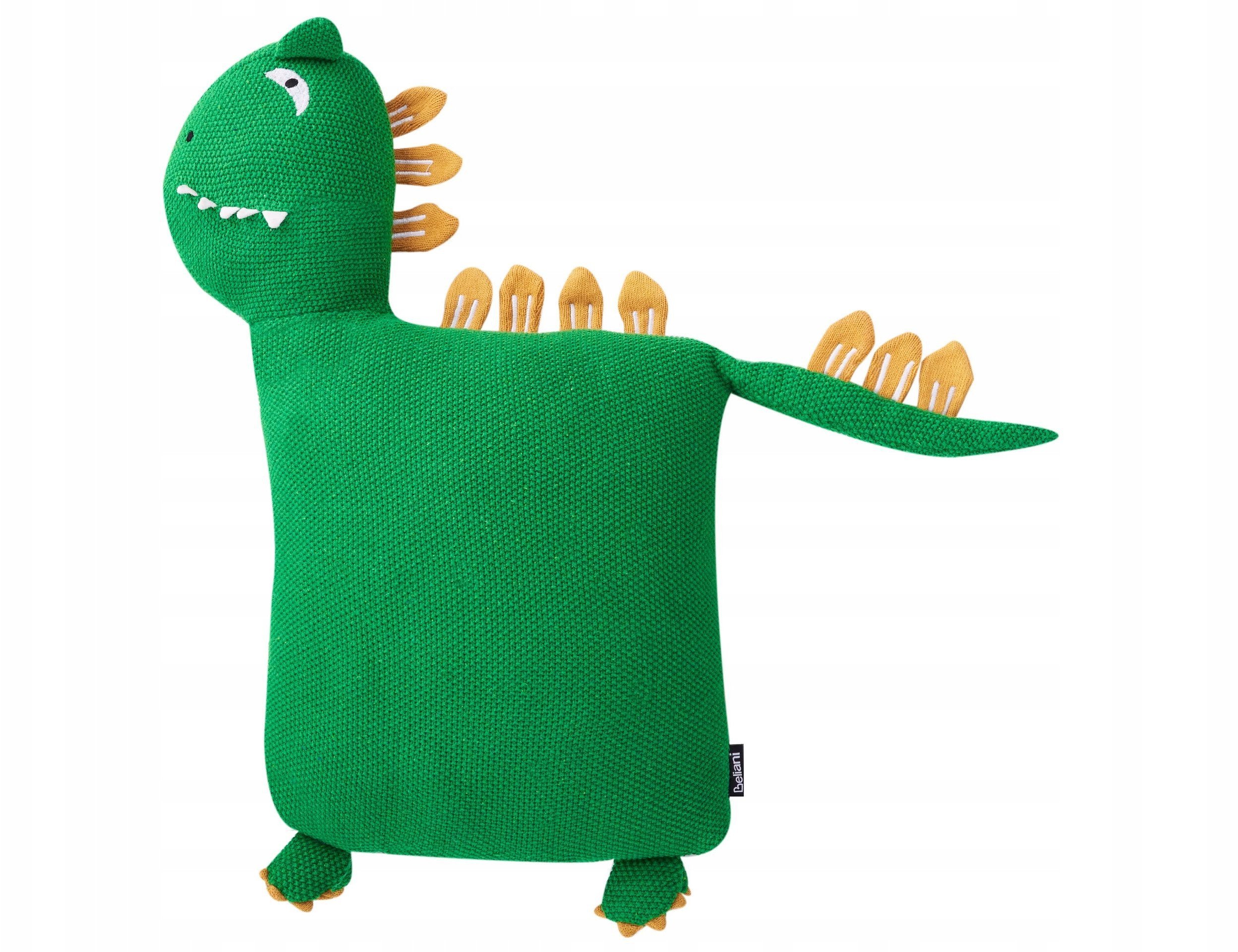 Beliani 2 bawełniane poduszki dla dzieci dinozaur 45 x 45 cm zielone DINOS