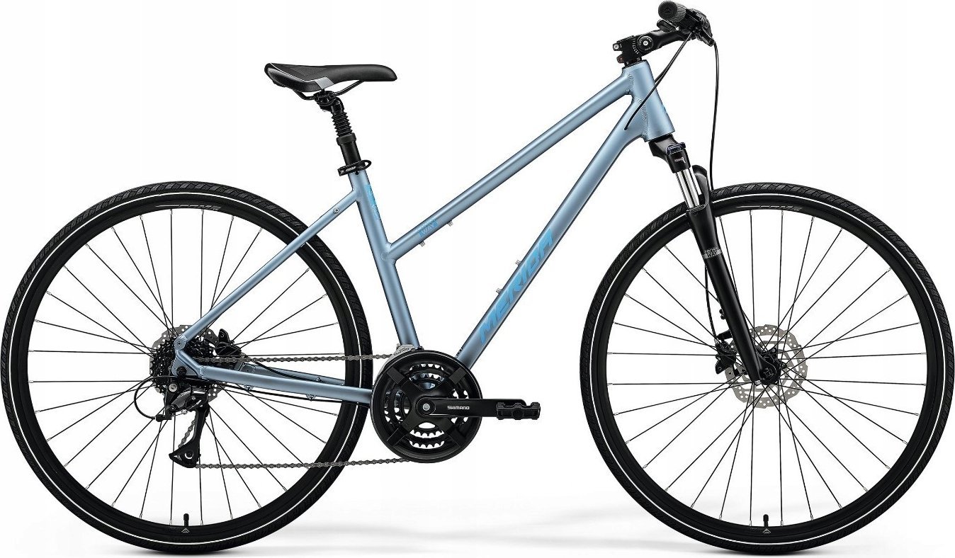 Merida Dviratis Merida Crossway 20 III1 Lady silk steel blue(blue)-55 cm / L (Dydis: 55 cm / L)