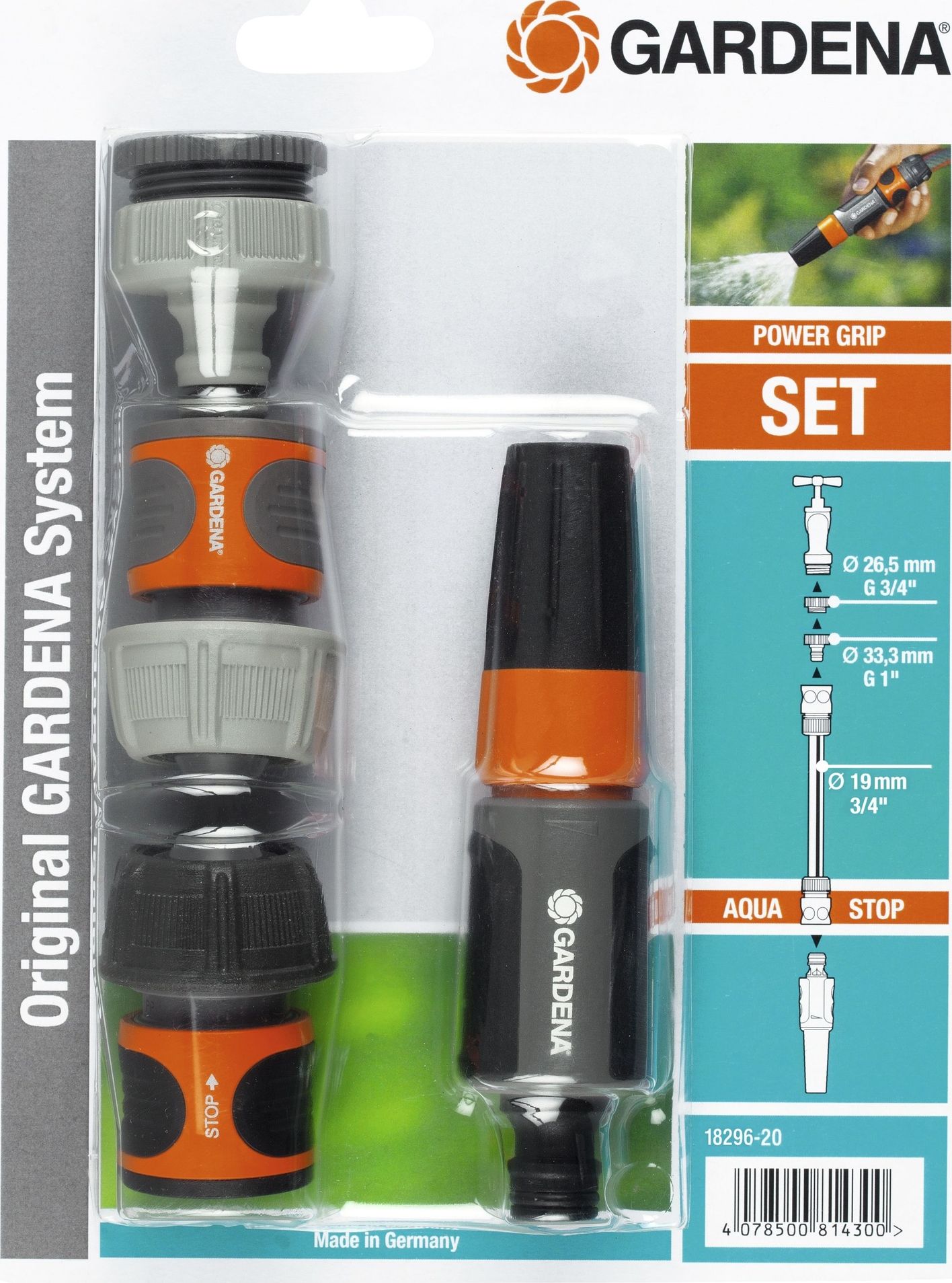Gardena Zestaw podstawowy do podlewania 3/4" (18296-20)