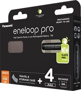 Panasonic Akumulator Eneloop Pro AAA / R03 930mAh 4 szt.