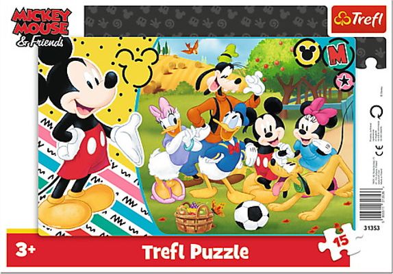 Trefl Puzzle 15 Elementów Mickey Na Wsi