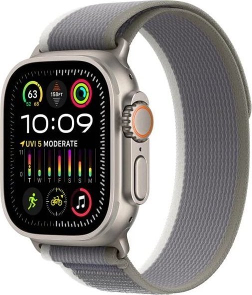 Smartwatch Apple Watch Ultra 2 GPS + Cellular 49mm Titanium Case Trail Loop S/M Szary (MRF33FD/A)
