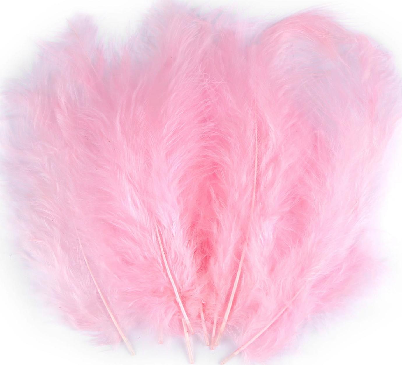 kufer-pasmanteria Piórka strusie ( RÓŻOWE )