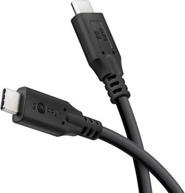 Kabel USB Goobay USB-C - USB-C 2 m Czarny (RB74728)