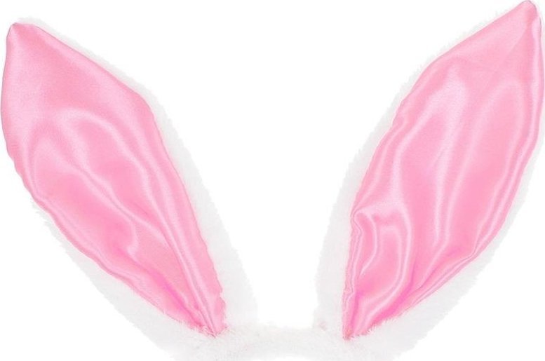 Opaska Królik jasny róż