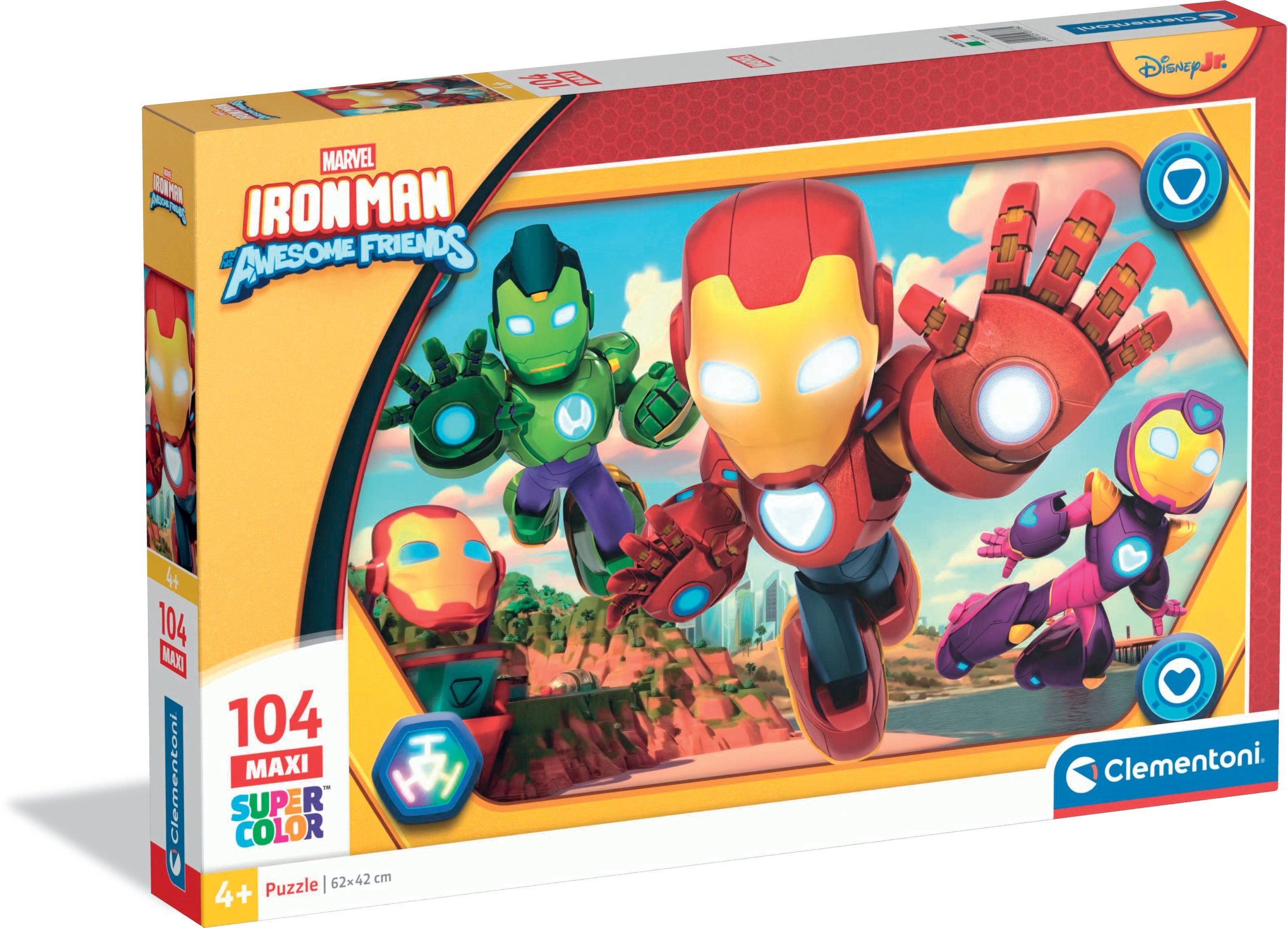CLE puzzle 104 Maxi SuperKolor IronMan_...Fr.23778