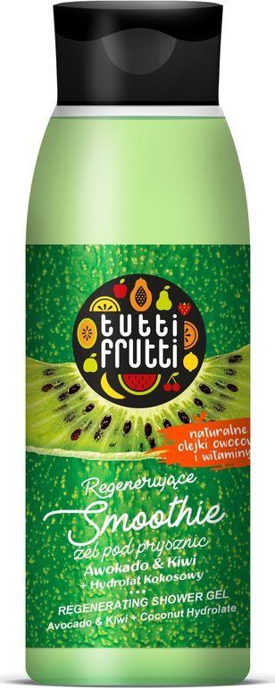 Farmona Farmona Tutti Frutti Żel pod prysznic - Regenerujące Smoothie Avocado&Kiwi&Hydrolat Kokosowy 400ml