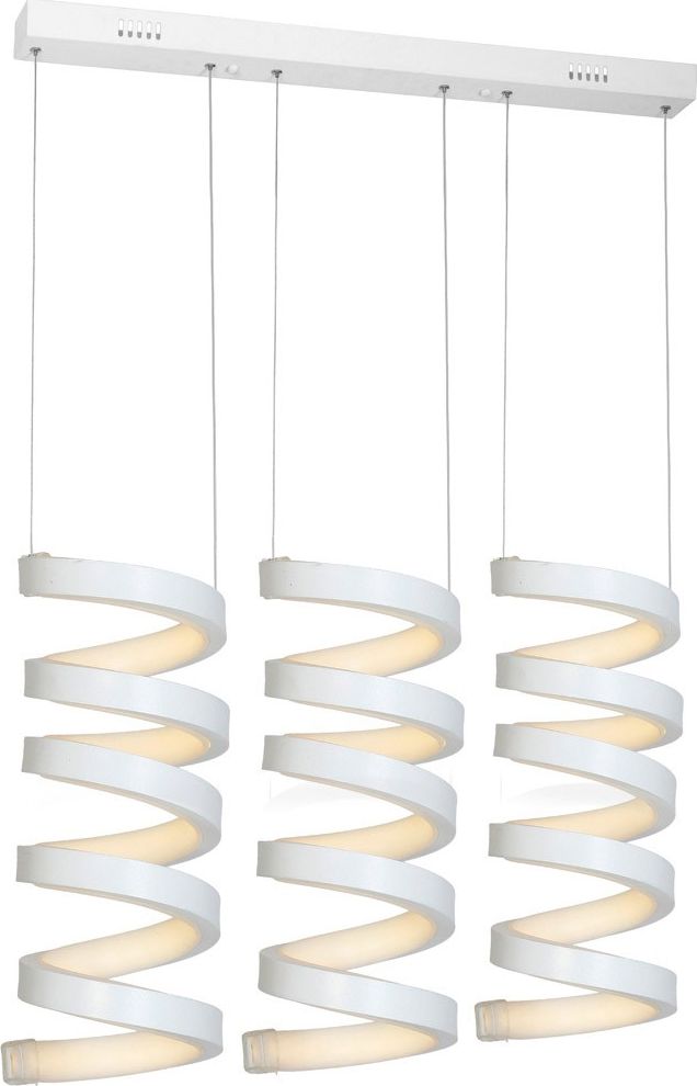 Lampa wisząca Milagro Lampa sufitowa biała do salonu Milagro TWIST LED ML217