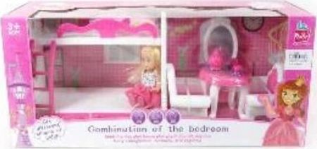 Icom Zestaw sypialnia + livingroom dla laleczki