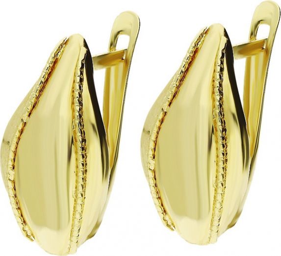 Lovrin Złote kolczyki 333 blaszki eleganckie 1,8 g