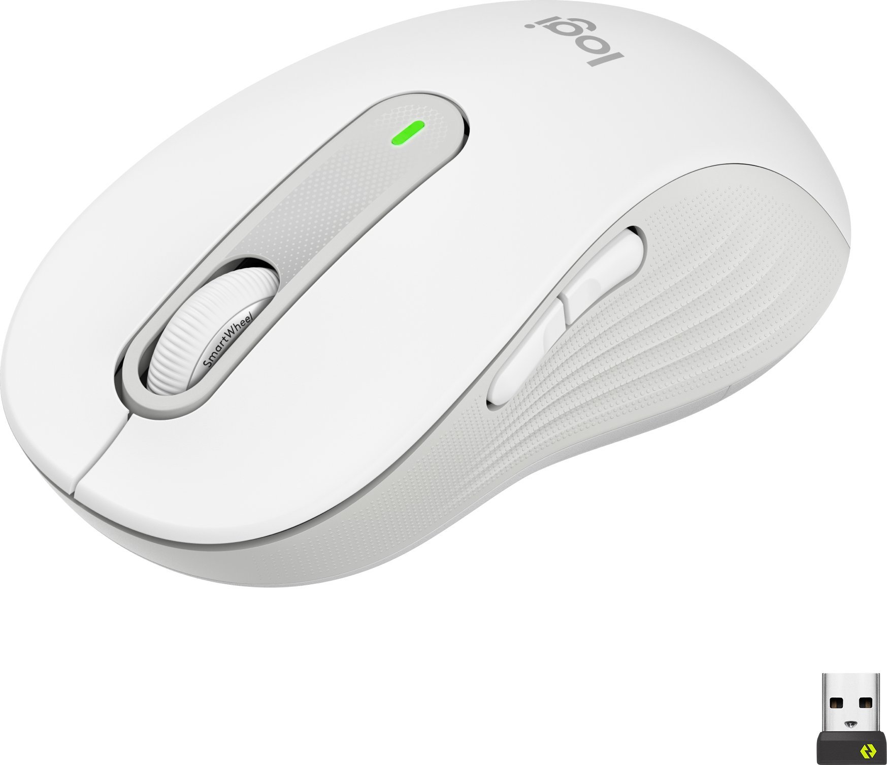 Mysz Logitech M650 L Biało-szary (910-006238)