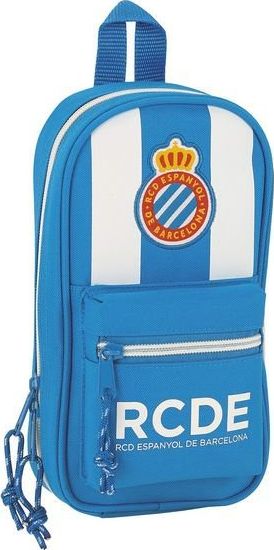 Piórnik RCD Espanyol Piórnik w kształcie Plecaka RCD Espanyol Niebieski Biały (33 Części)