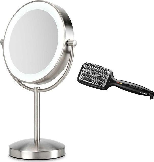 Lusterko kosmetyczne BaByliss BaByliss 9437E + Szczotka prostująca BaByliss Liss brusch 3D HSB101E jonizująca