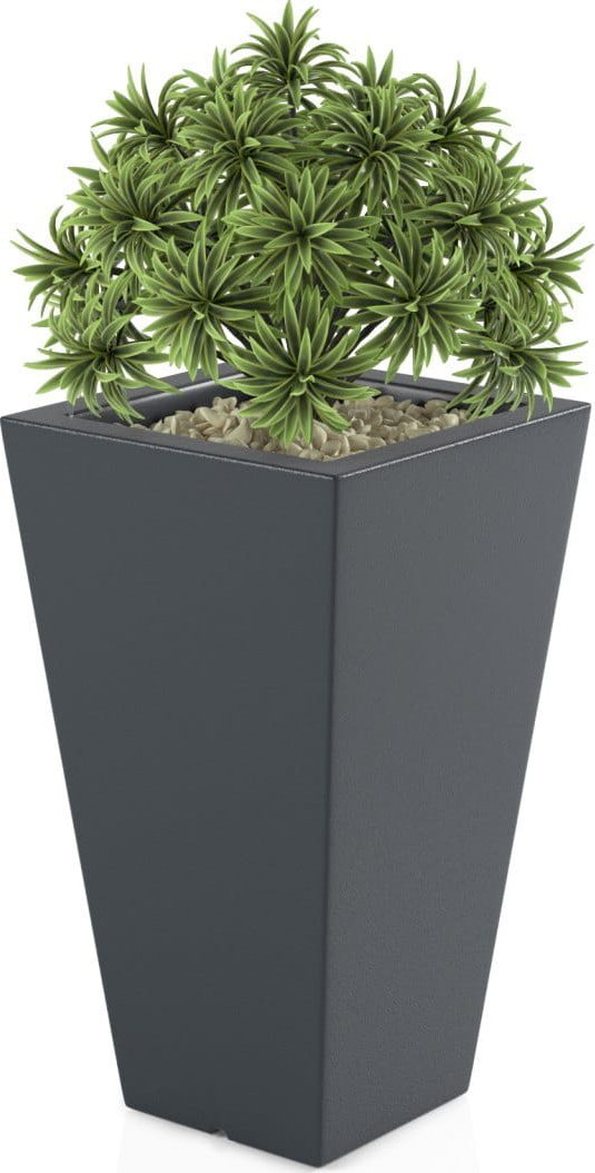 MONUMO Designerska donica MONUMO SLIM LINE S Antracytowa