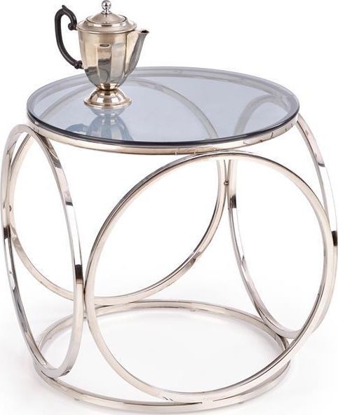 Halmar Ława Venus s dymiony szkło/chrom Halmar