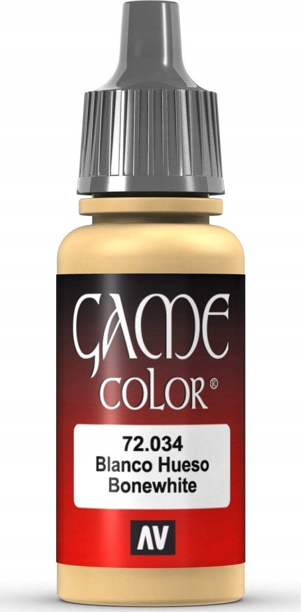Vallejo Vallejo: 72.034 - Game Color - Bone White (18 ml)