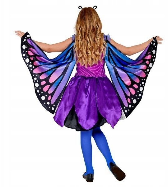 Strój motyla w kolorze granatowym rozm. 140cm