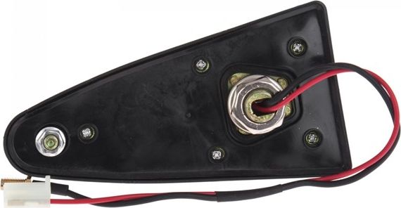 Automax Antena samochodowa ze wzmacniaczem (rekin, srebrna)