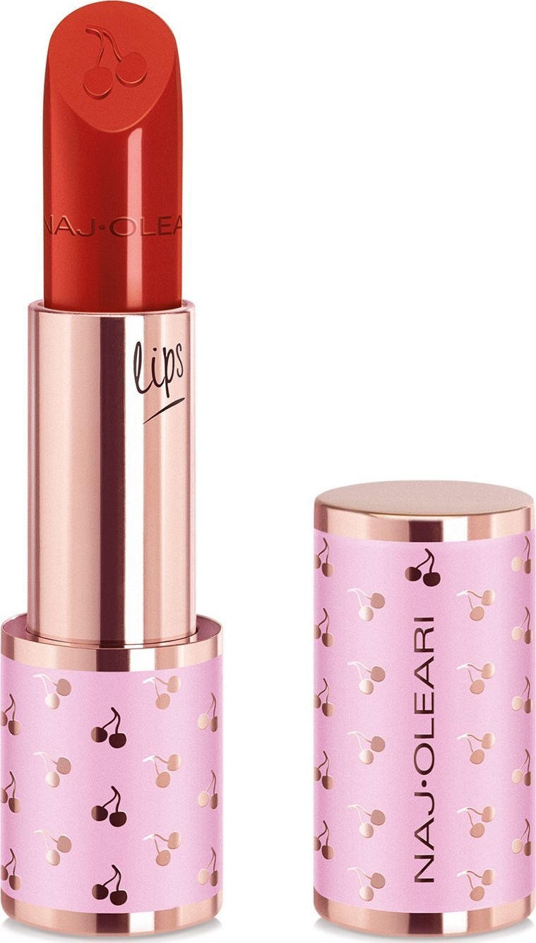 Naj Oleari Naj Oleari, Forever, Matte, Cream Lipstick, 04, Fire Red, 3.5 g For Women