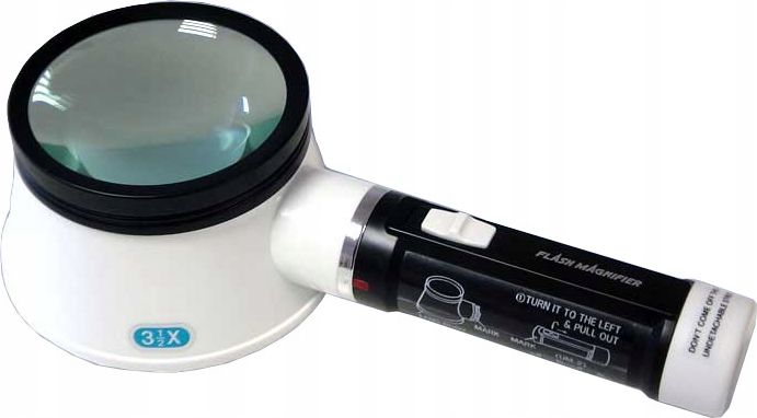 Carton Asferyczna lupa x3,5 LED