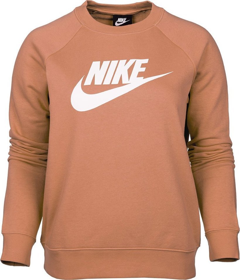 Nike Bluza damska Nike Nsw Essntl Fleece Gx Crew brudny róż BV4112 609 S