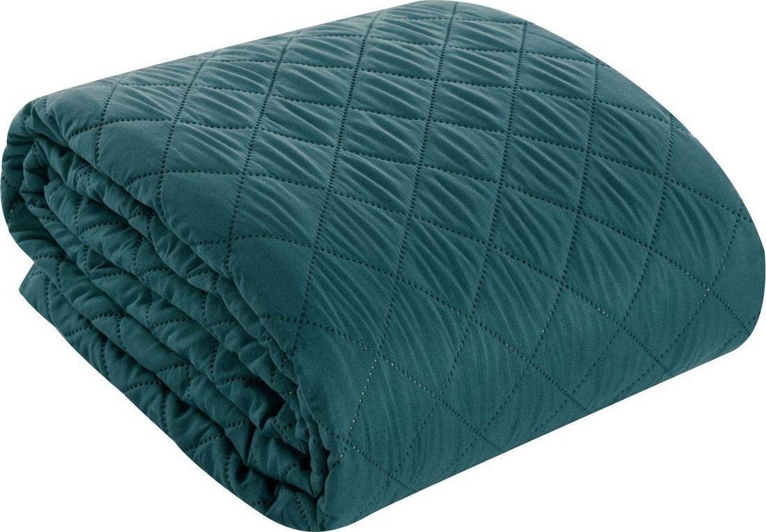 Eurofirany Narzuta Design Pikowana Alara3 Turkus 70x160