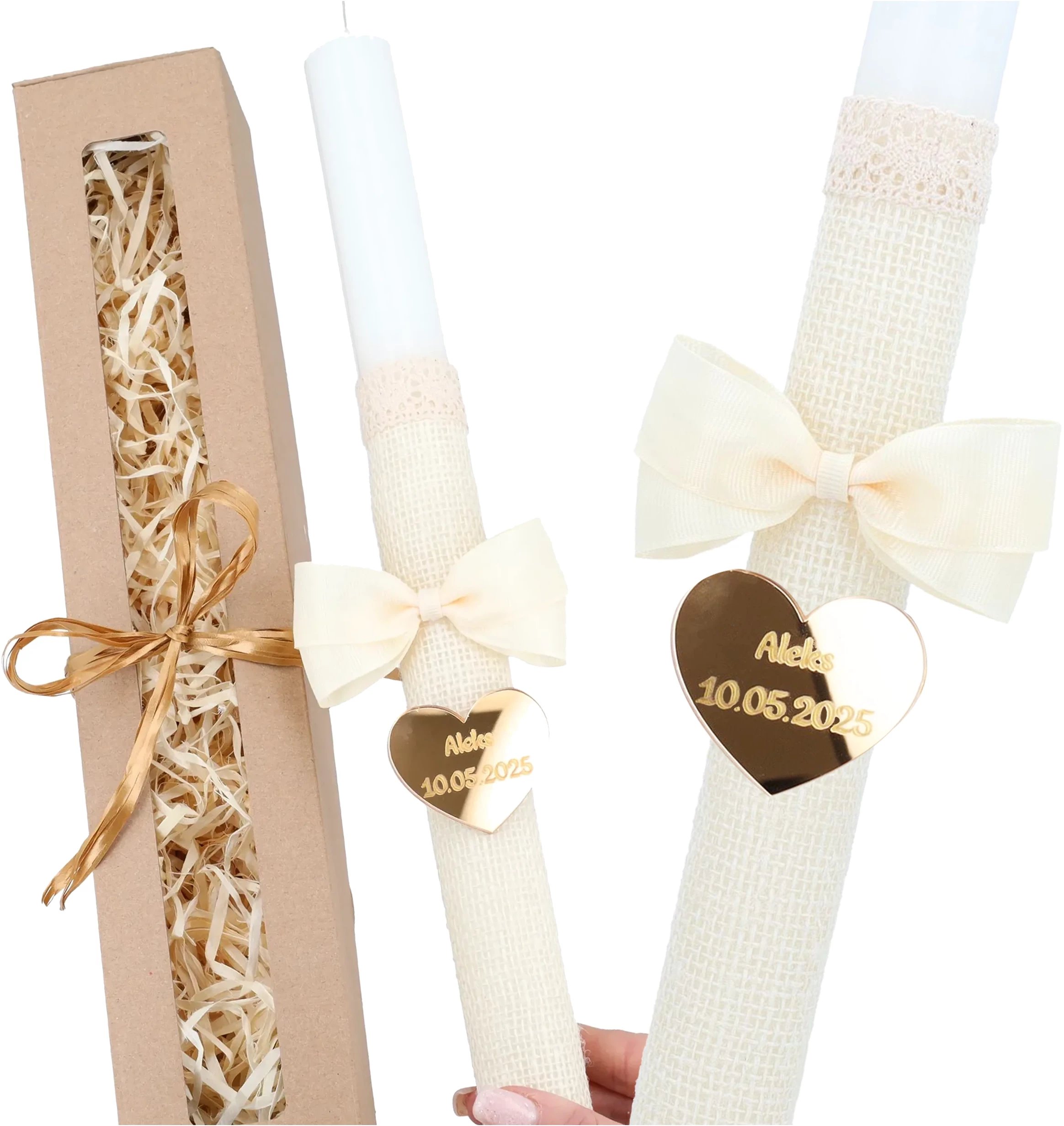 Świeca na chrzest święty