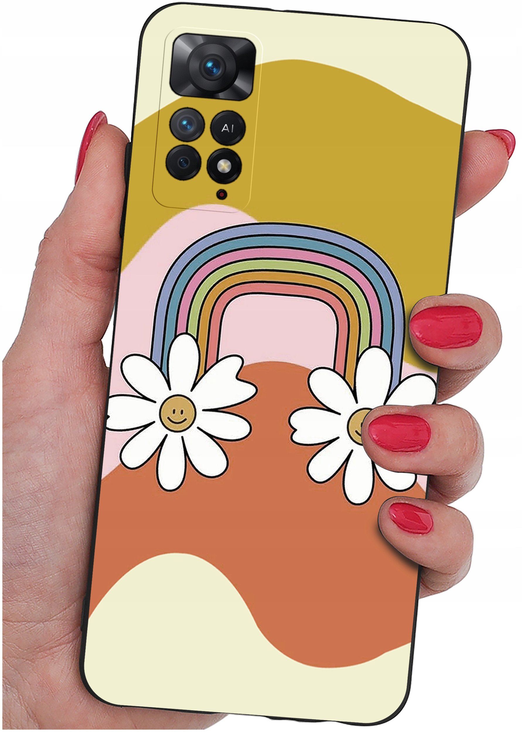 ETUI do Xiaomi Redmi Note 11 Pro | WZORY | SILIKONOWE MATT CASE + SZKŁO 9H