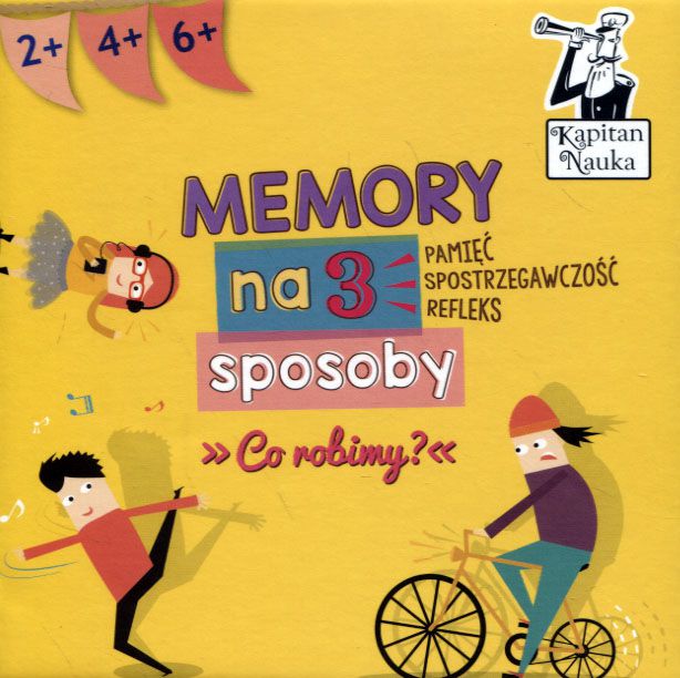 Edgard Kapitan Nauka. Memory na 3 sposoby. Co robimy? 2+ 4+ 6+