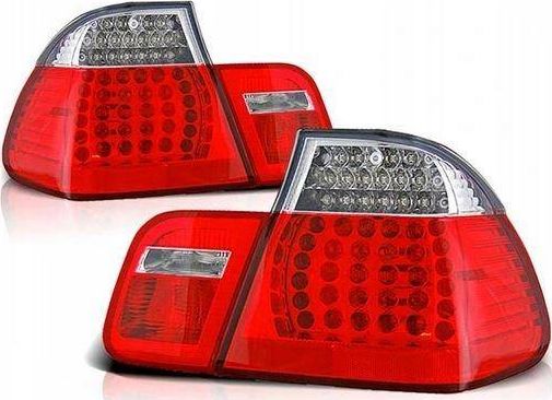 Lampy diodowe BMW E46 01-05 Sedan Red White Led