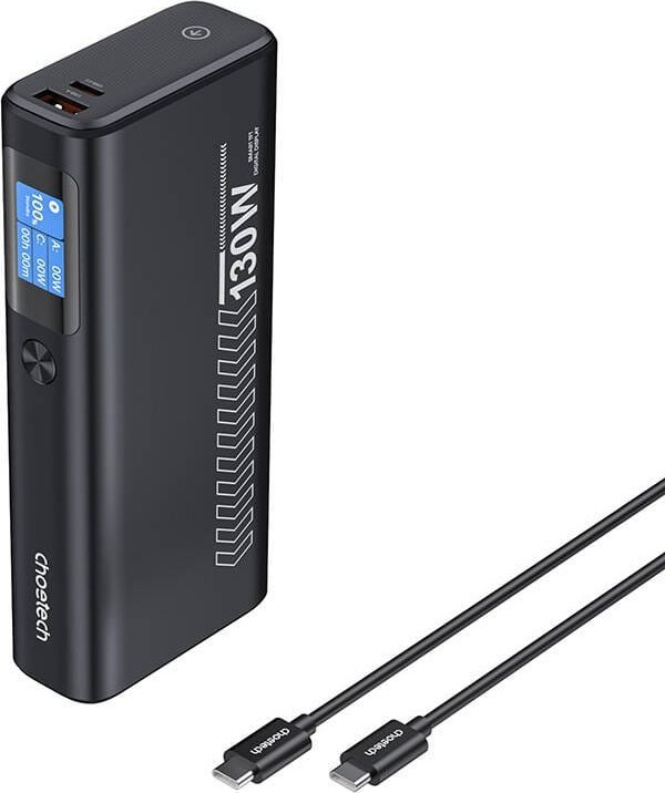 Power Bank Choetech B702 20000mAh PD100W 2C1A (szary)