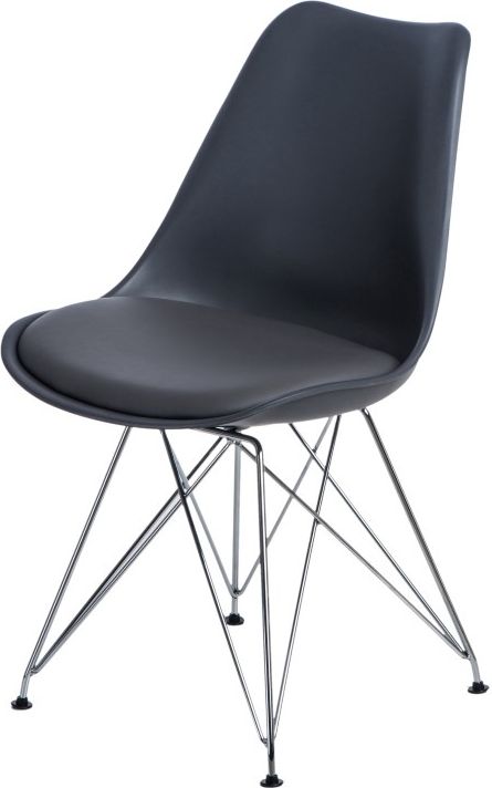 D2 Design Krzesło Norden DSR PP ciemnoszare (1609)