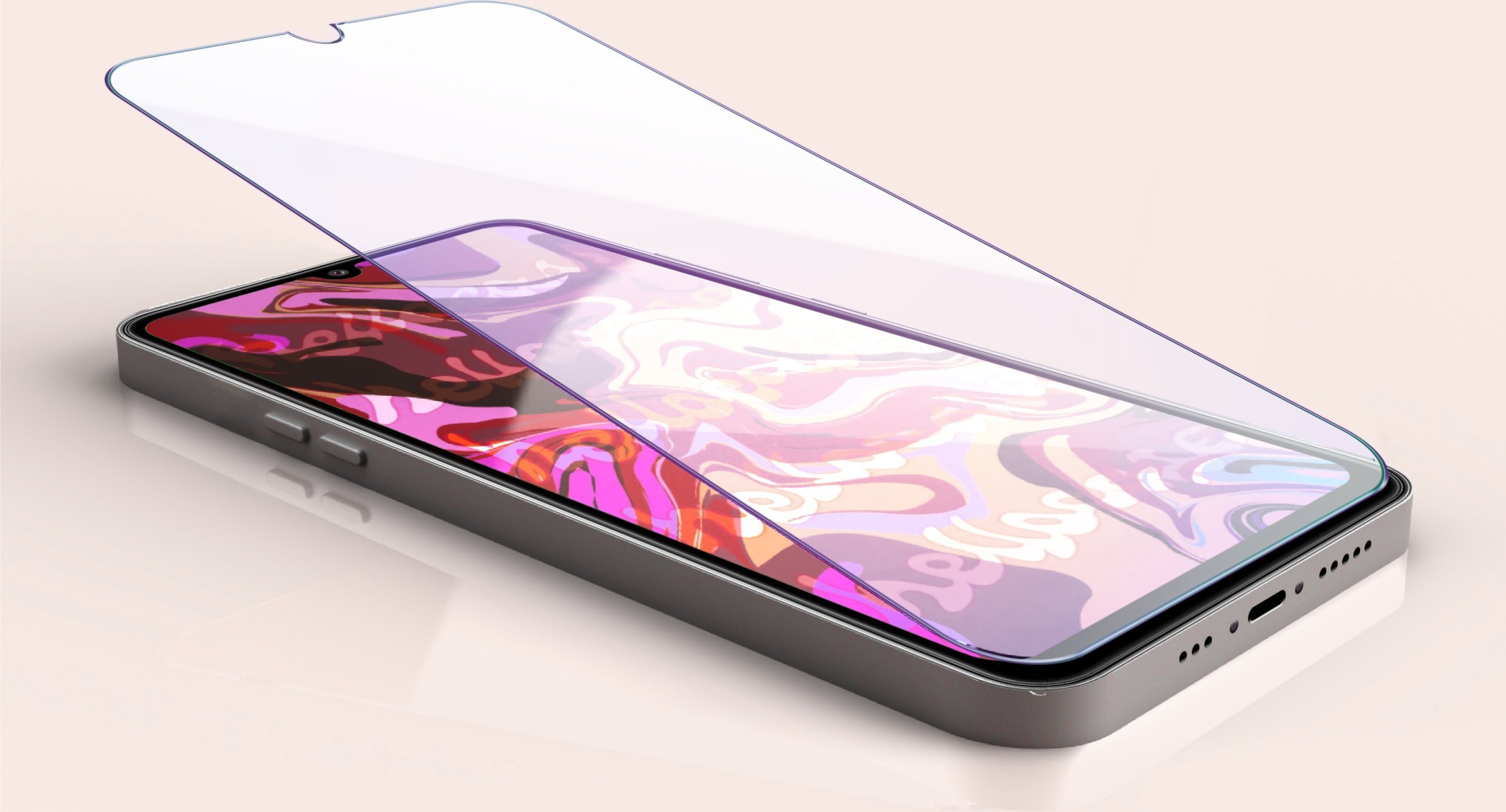 Hello Case 2-PAK Szkło Hartowane do Xiaomi Mi10 Lite (szybka, płaskie 2.5D, ochronne)