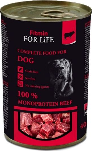 Fitmin FITMIN FOR LIFE PIES pusz.400g WOŁOWINA