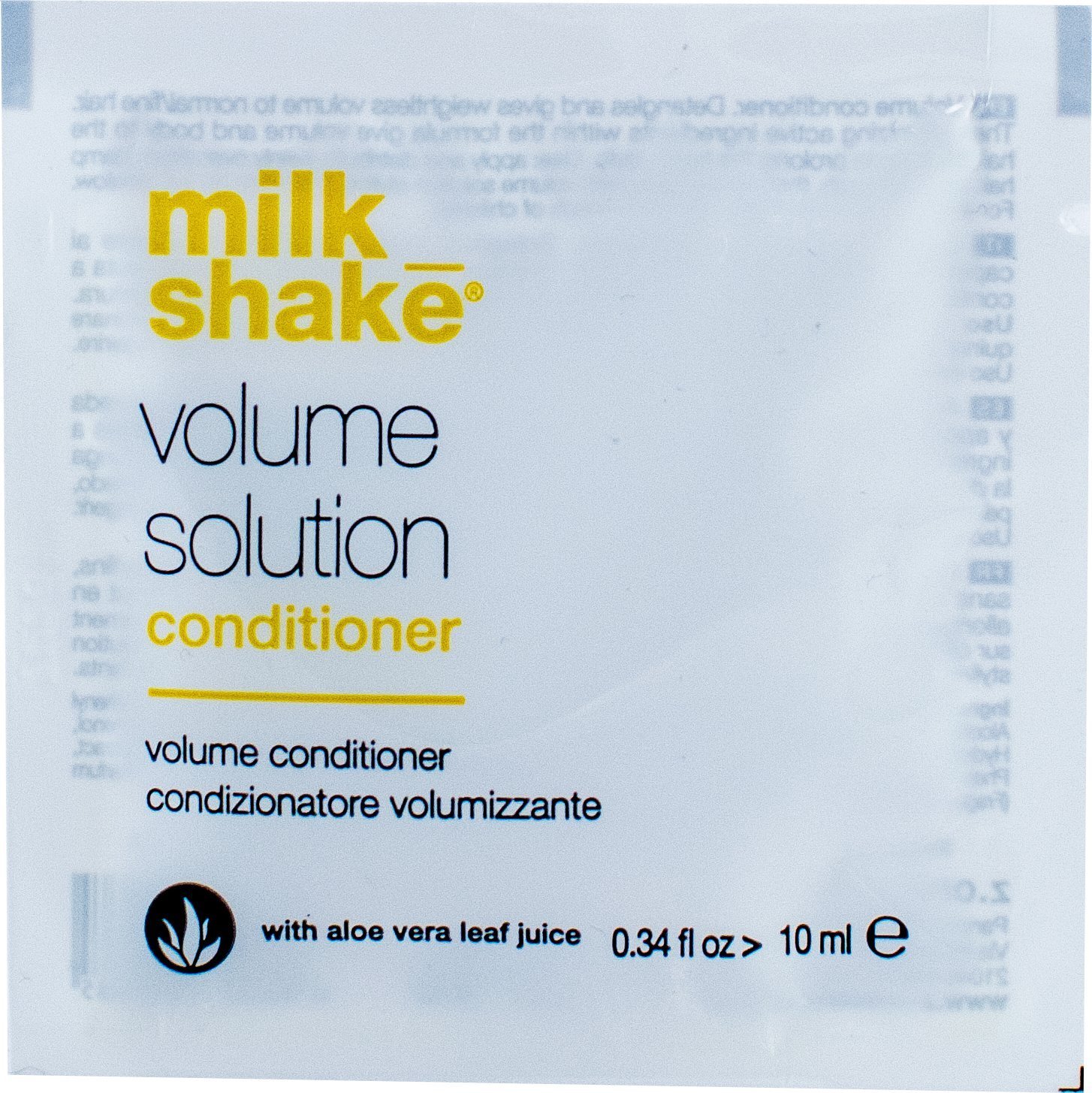Milk Shake Milk Shake, Volume Solution, Paraben-Free, Hair Conditioner, For Volume, 10 ml For Women