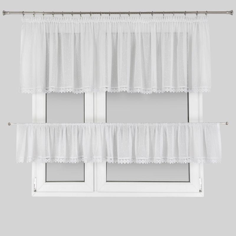 Eurofirany FIRANA GOTOWA DAGMA-2 (1) 400X65 , 400X35 CM BIAŁY