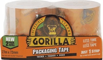 Gorilla Sports Packaging Tape Tough & Wide 72mmx27m