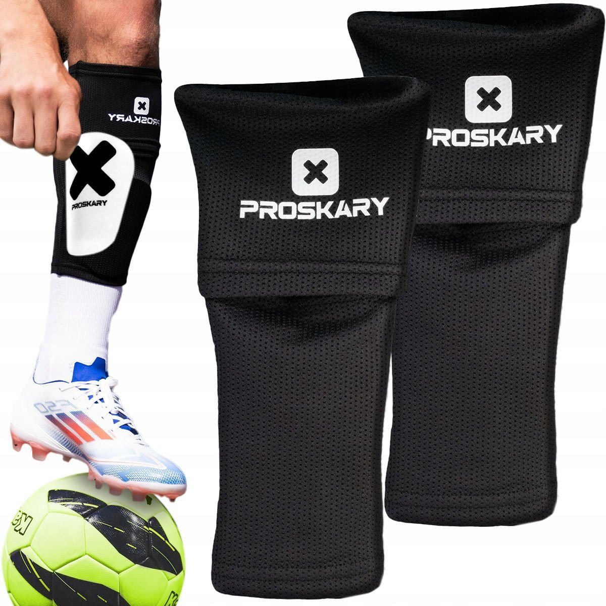 Rękaw do ochraniaczy stabilizator czarny rozmiar senior PROSKARY