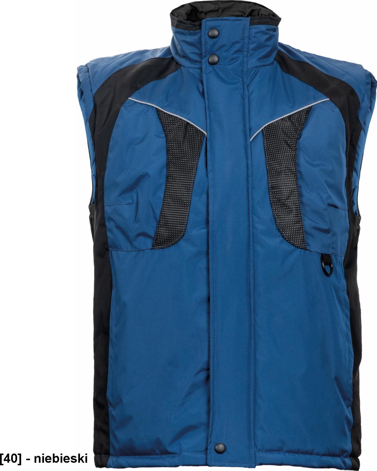 CERVA NYALA kamizelka ocieplana wodoodporna - niebieski L