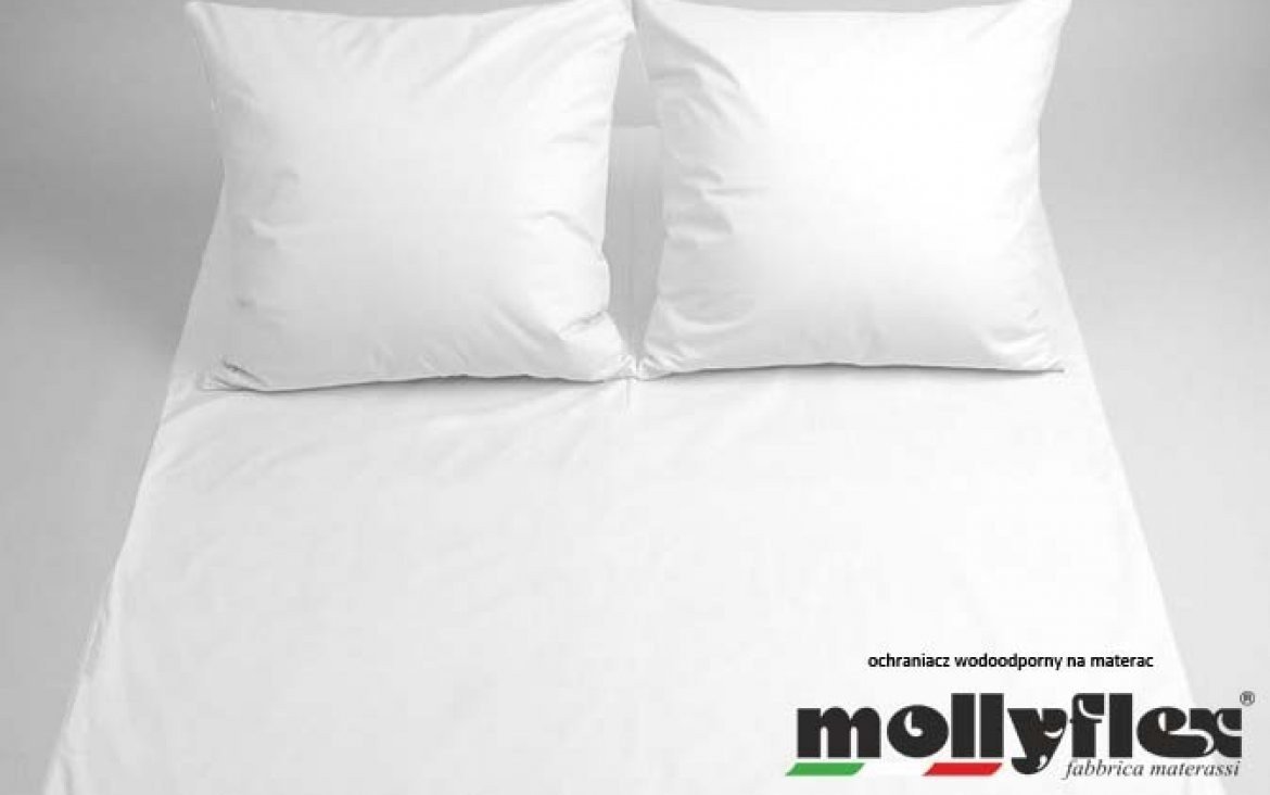 Mollyflex Wodoodporny ochraniacz na materac z membraną Mollyflex 3 warstwy 80x200 do 40 cm