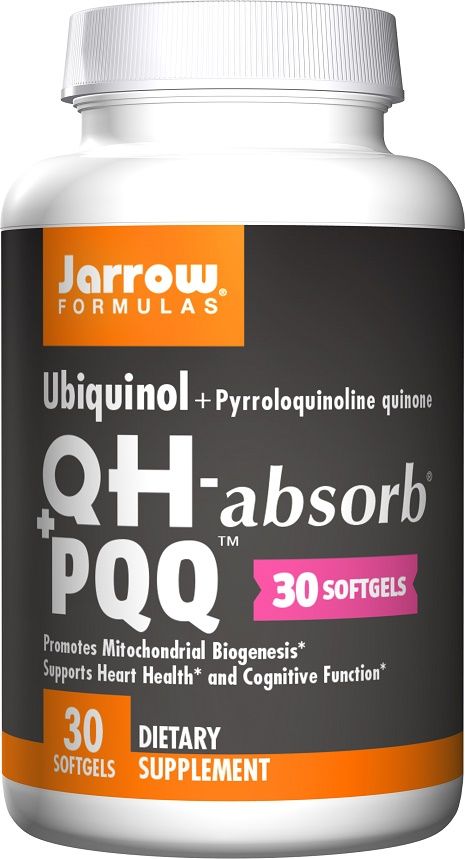 JARROW FORMULAS Jarrow Formulas - Ubichinol QH-absorb + PQQ, 30 kapsułek miękkich