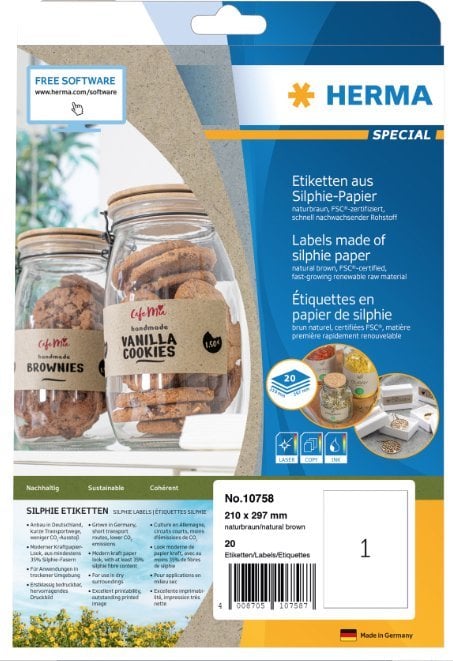 Herma HERMA Etiketten Silphie A4 20 Blatt 210x297
