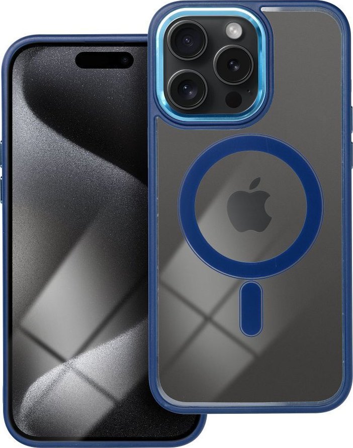 OEM Futerał COLOR EDGE MAG COVER kompatybilny z MagSafe do IPHONE 15 Pro Max niebieski