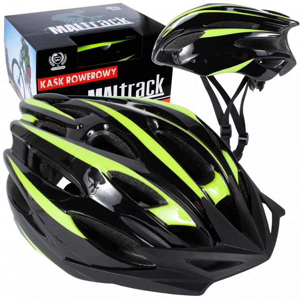 Kask rowerowy Sporting Red-Green rozm 55-59 cm