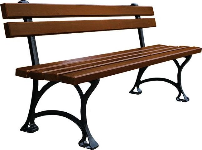 Elior Ławka parkowa Vera 3X 150cm - 7 kolorów Palisander