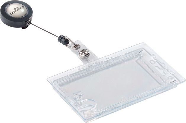 Staples DURABLE Identyfikator na 2 karty magnetyczne 10 sztuk