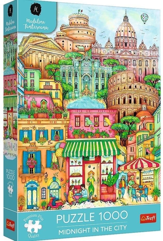 PUZZLE 1000 PremPlus O północy w Rzymie 12072