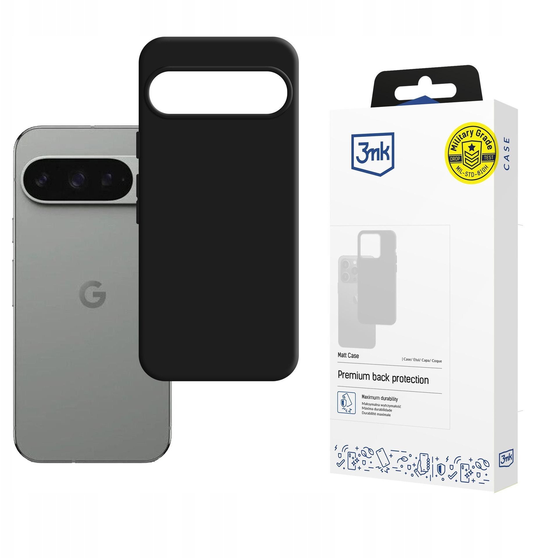 Google Pixel 10/Google Pixel 10 Pro - 3mk Matt Case
