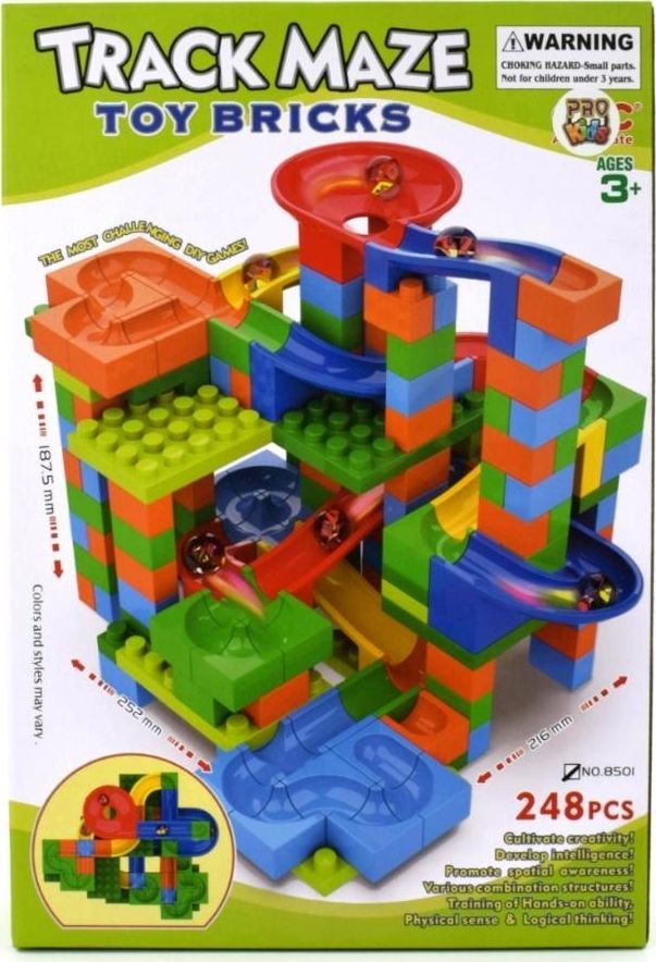 Pro Kids Klocki tor kulkowy