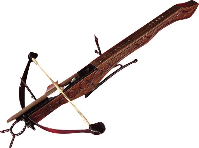 Globalreplicas Pięknie Zdobiona Drewniana Kusza (ag4f.01)